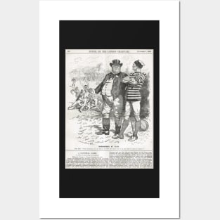 John Bull Brutal Rugby satire Punch 1888 Posters and Art